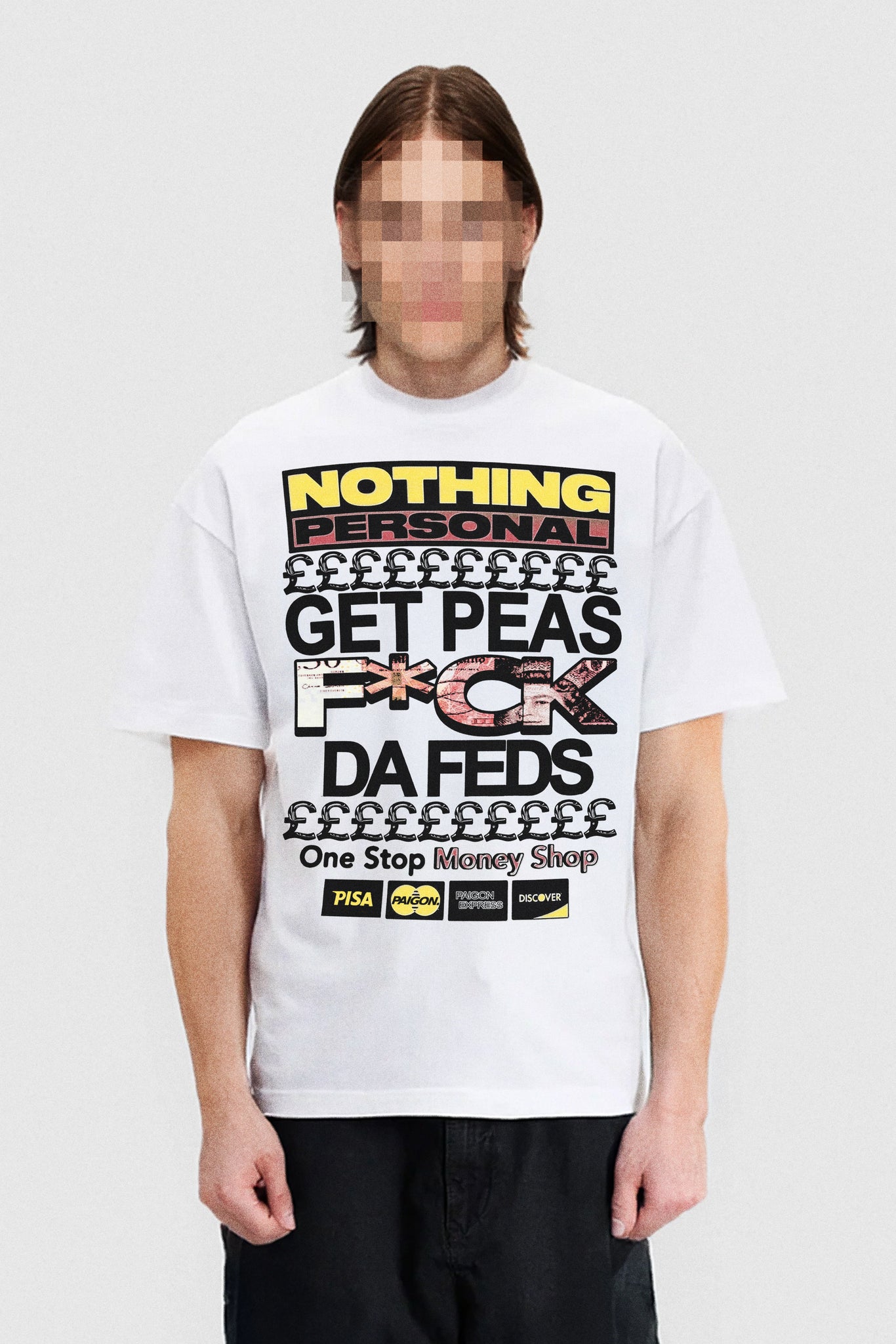 NOTHING PERSONAL - WHITE TEE