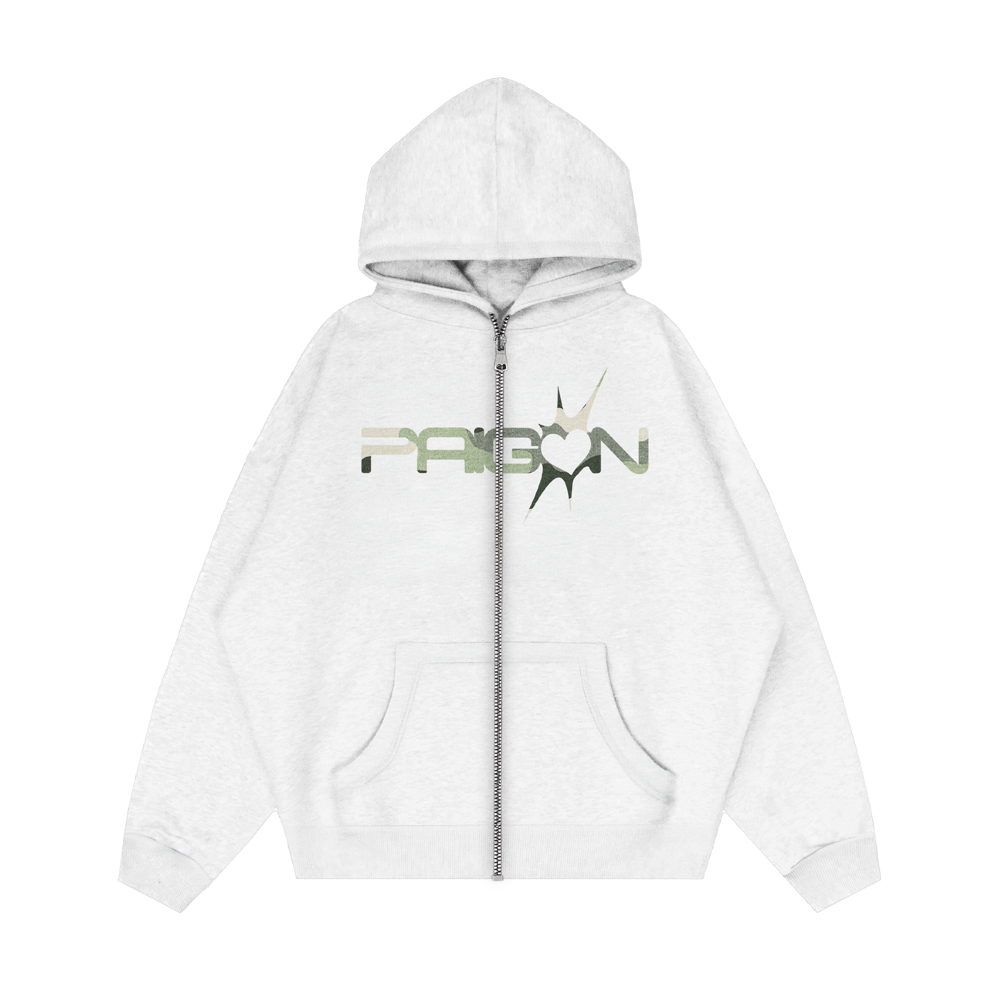 PAIGON CAMO SIGNATURE - WHTE ZIPPER