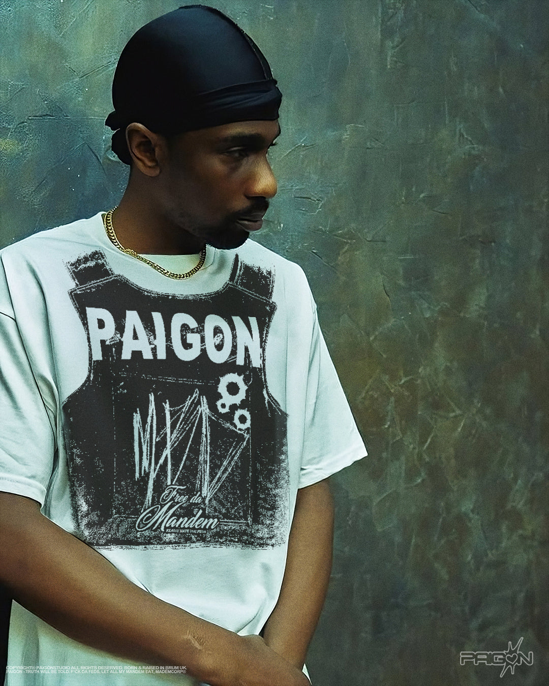 PAIGON VEST - WHITE TEE