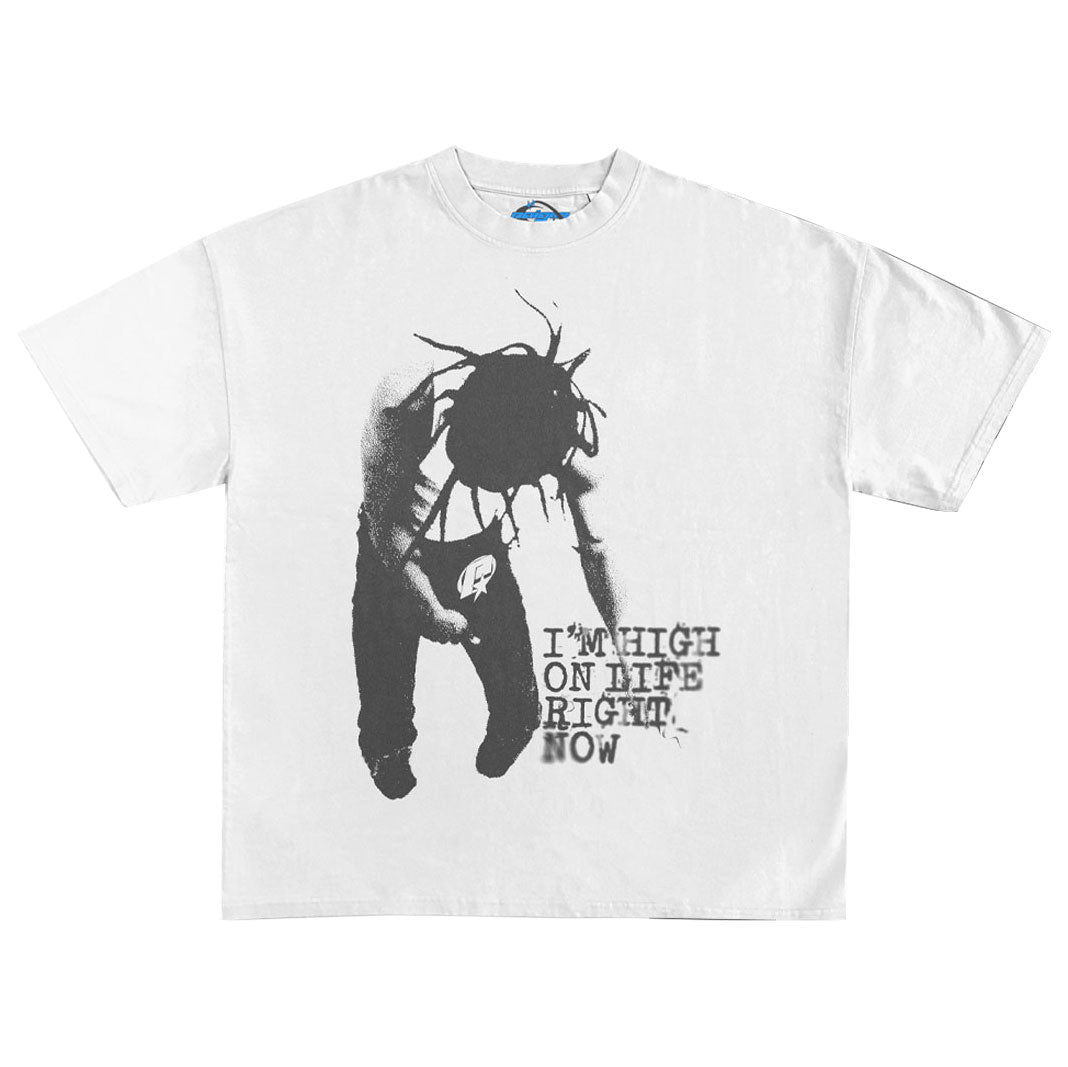 HIGH ON LIFE - WHITE TEE